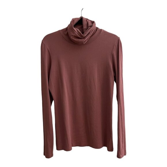 Peruvian Connection Size M Extreme T-Neck Turtleneck Pima Cotton Stretch Fitted - Picture 8 of 8